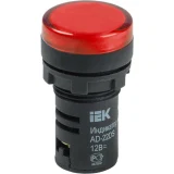 IEK Лампа AD22DS(LED)матрица d=22мм красный 12В AC/DC