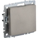 IEK BRITE Выключатель 1-клавишный 10А ВС10-1-0-БрШ шампань