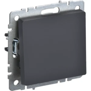 IEK BRITE Выключатель 1-клавишный 10А ВС10-1-0-БрГ графит - BR-V10-0-10-K53 IEK BRITE Выключатель 1-клавишный 10А ВС10-1-0-БрГ графит - BR-V10-0-10-K53