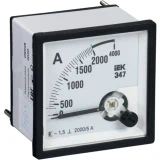 IEK Амперметр аналоговый Э47 2000/5А класс точности 1,5 96х96мм