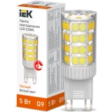 IEK Лампа светодиодная CORN капсула 5Вт 230В 3000К керамика G9