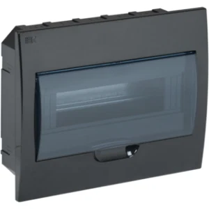 IEK KREPTA 3 Корпус пластиковый ЩРВ-П-12 IP41 черный - MKP12-V-12-41-K02 IEK KREPTA 3 Корпус пластиковый ЩРВ-П-12 IP41 черный - MKP12-V-12-41-K02