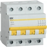 IEK Выключатель нагрузки (мини-рубильник) ВН-32 4Р 125А