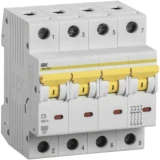 IEK Автоматический выключатель ВА47-60M 4Р 5А 6кА С