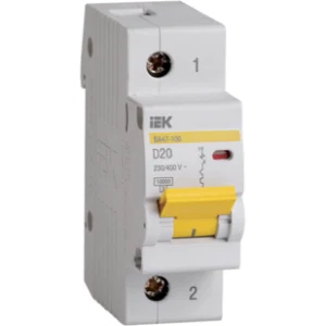IEK Автоматический выключатель ВА47-100 1Р 20А 10кА D - MVA40-1-020-D IEK Автоматический выключатель ВА47-100 1Р 20А 10кА D - MVA40-1-020-D