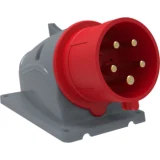 IEK Вилка стационарная ССИ-525 32А-6ч/200/346-240/415В 3Р+РЕ+N IP44 MAGNUM