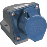 IEK Розетка стационарная ССИ-123 2P+PE 32А 200-250В IP44