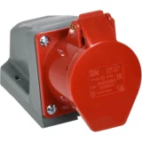IEK Розетка стационарная CCИ-115 3Р+РЕ+N 16А 380-415В IP44