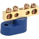IEK Шина N "ноль" на одном угловом изоляторе ШНИ-6х9-4-У1-С